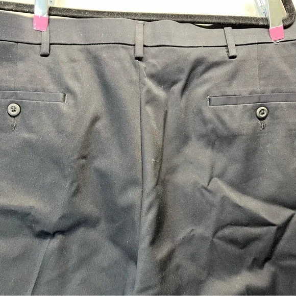 Haggar 38 x 30 Men's Black Dress Pants - Picture 6 of 7